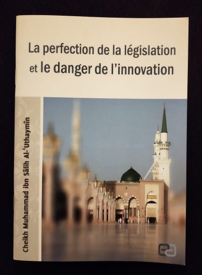 La perfection de la législation et le danger de l'innovation - Editions Anas