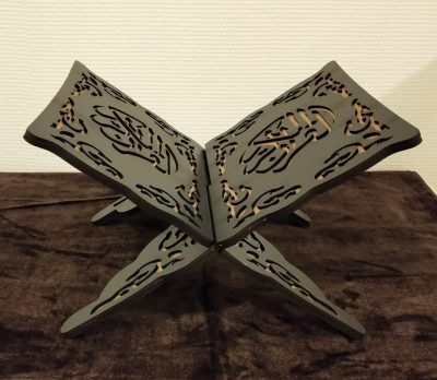Porte Coran/ Support Coran (coloris aléatoire) - Taille L (37 cm ouvert)