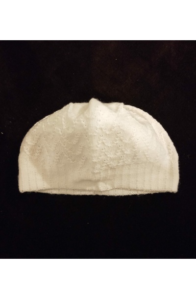 Chechiya blanche épaisse (pour hiver - bonnet homme)