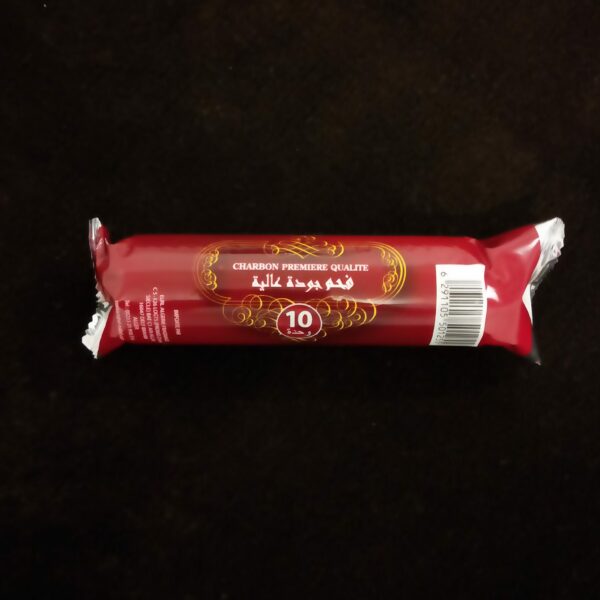 Charbon qualité première - 10 pastilles