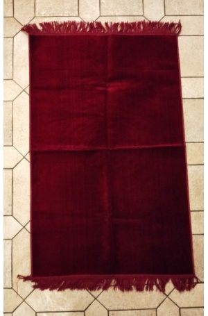 Tapis de prière adulte - couleur uni (épaisseur 3mm - couleurs diverses)