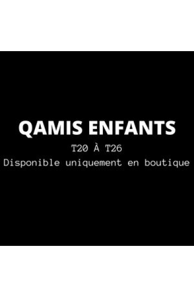 Qamis Enfants - T20 à T26