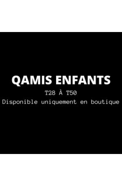 Qamis Enfants -T28 à T50