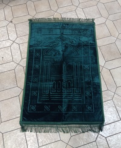 Tapis de prière Adulte couleur uni / Qualité supérieure (120 cm x 80 cm - Couleurs diverses)