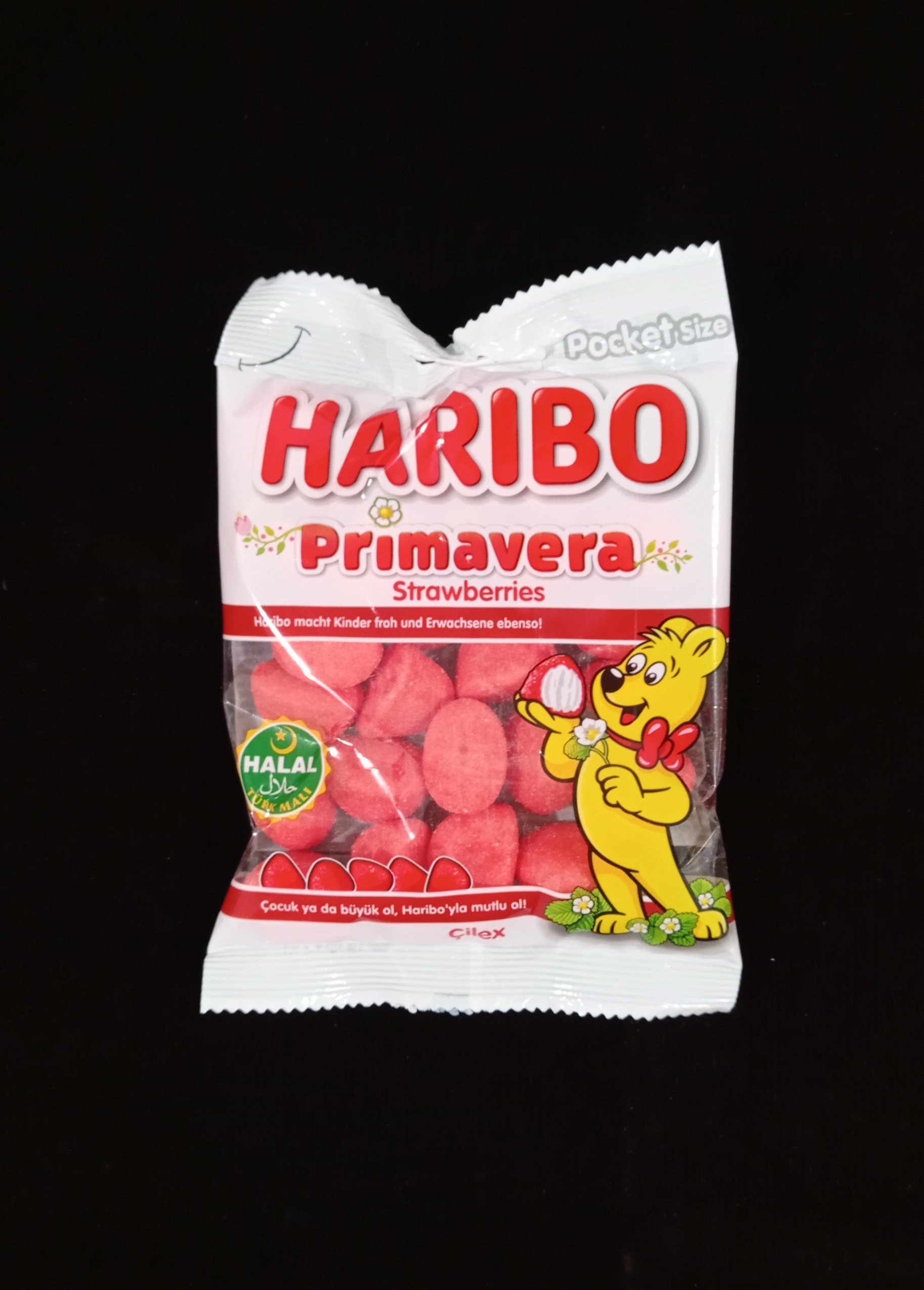 Bonbons Halal – Primavera Strawberries – Haribo – Editions Imaany